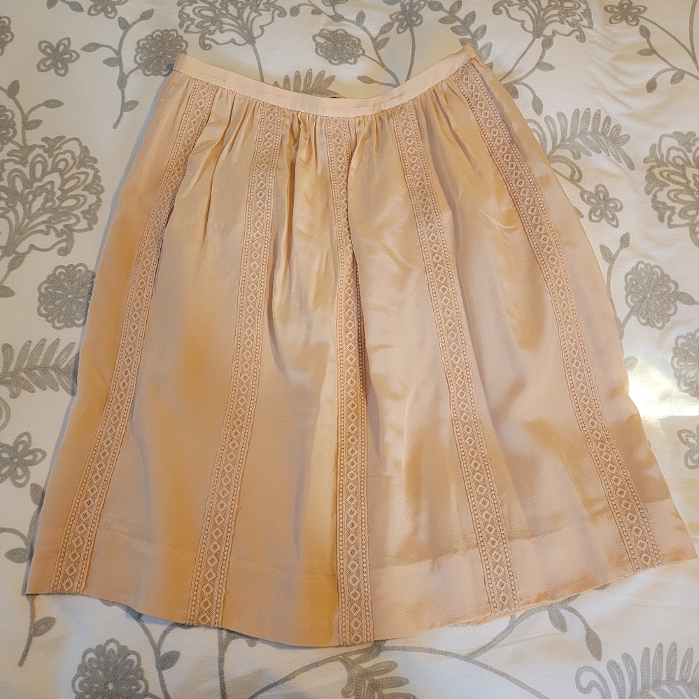 Pale pink skirt